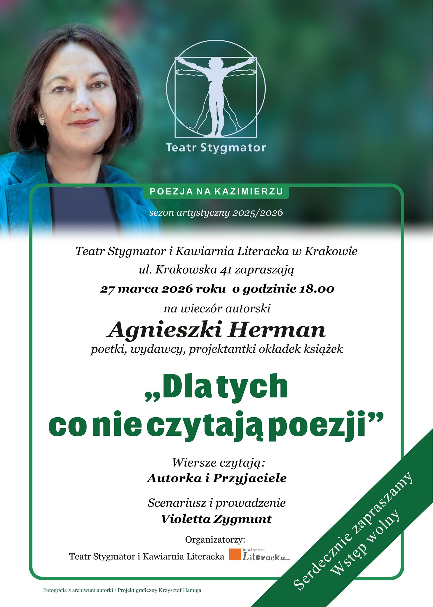 „Dla tych, co nie czytają poezji”- spotkanie autorskie z Agnieszką Herman.